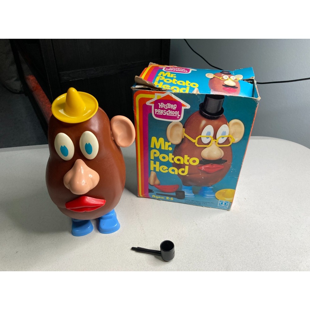 Vintage 1976 1980 Mr Potato Head Hasbro PreSchool with Box Incomplete Romper